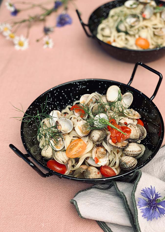 Trenette with clams – Made by Mama US