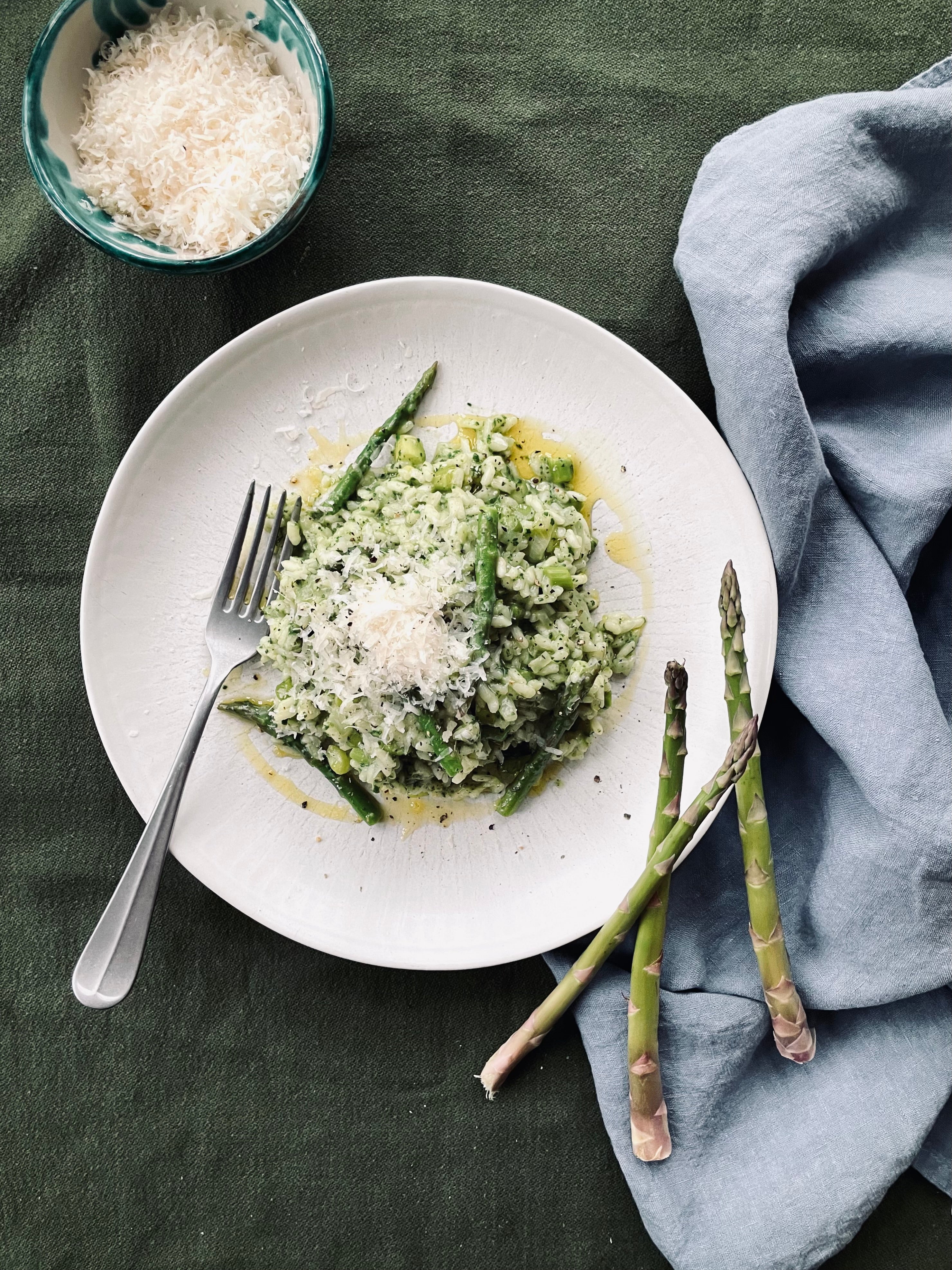Asparagus Risotto – Made by Mama US