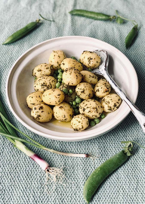 Potato salad with pasta seasoning