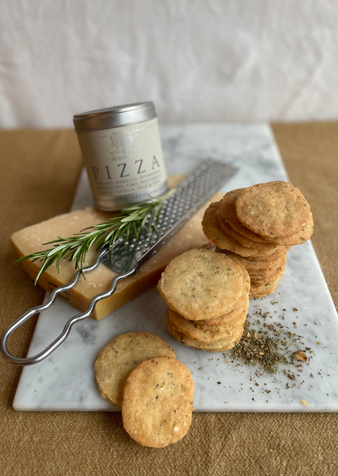 Parmesan Biscuits with Pizza Spice