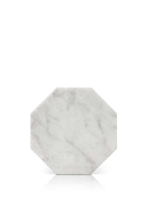 Carrara Marble Dish, Octagon