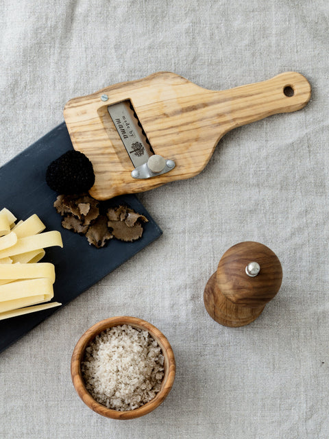 Truffle iron, olive wood